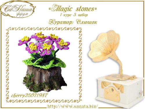 Лучшая работа Факультета "Magic stones"  4897555961052a720ff7fc485cf6027d
