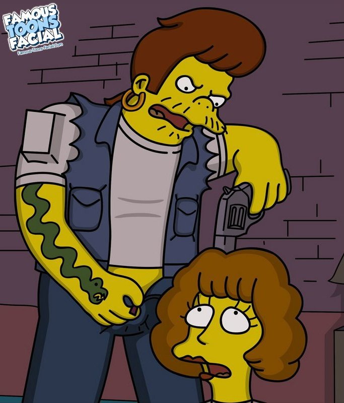 Famous Toons Facial - Simpsons - Snake And Maude
